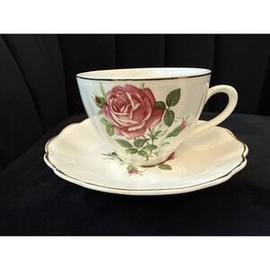 Vintage J & G Meakin Cup & Saucer Plate – Made in England – Classic English